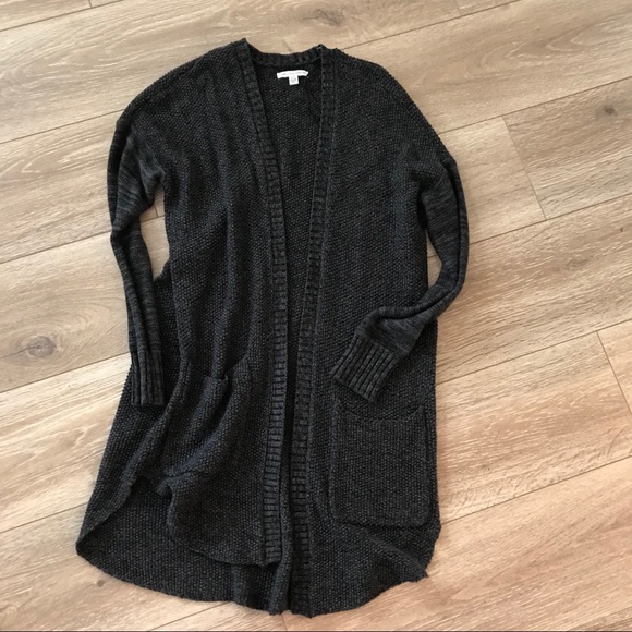 American Eagle Outfitters Sweaters - American Eagle Black/Grey Cardigan